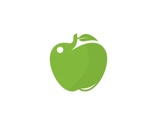 Plantilla logo Apple — Vector de stock