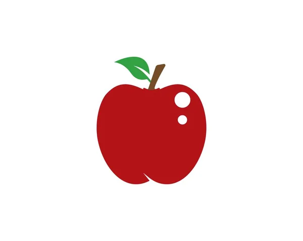 Modèle de logo Apple — Image vectorielle