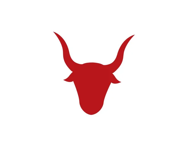 Vettore logo testa toro — Vettoriale Stock