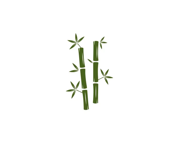 Icône vectorielle logo en bambou — Image vectorielle