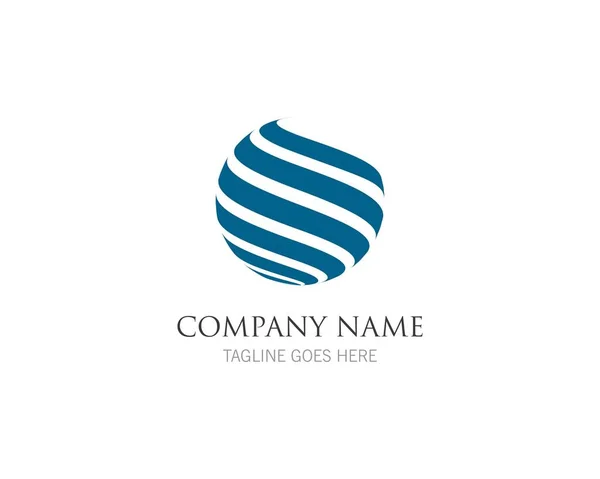 Globe επιχειρήσεις διάνυσμα λογότυπο πρότυπο — Διανυσματικό Αρχείο
