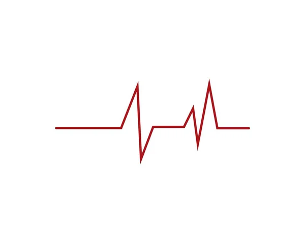 Icono de cardiograma de latidos cardíacos — Vector de stock