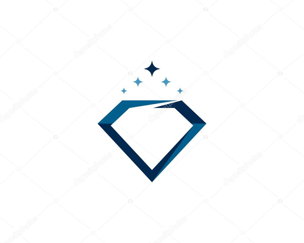 Diamond Logo Template vector icon illustration design
