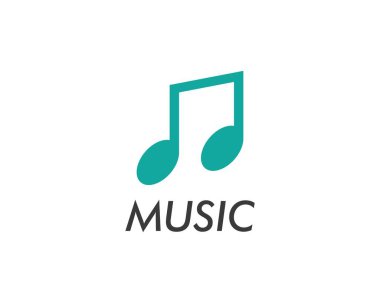 Müzik Notası Simge Vektörü