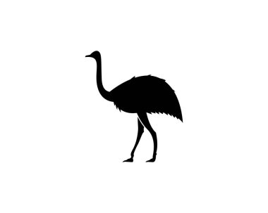 Devekuşu logo vektör