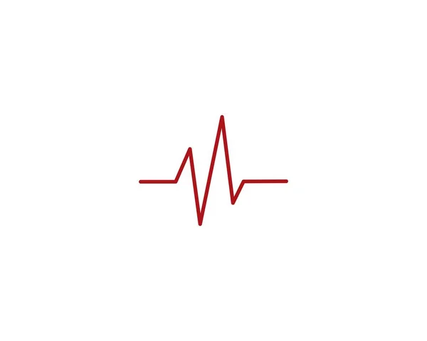 Szívverés cardiogram ikon — Stock Vector
