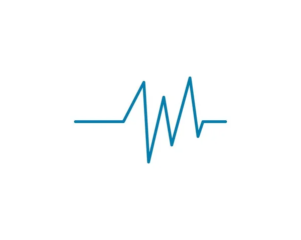 Icono de cardiograma de latidos cardíacos — Vector de stock