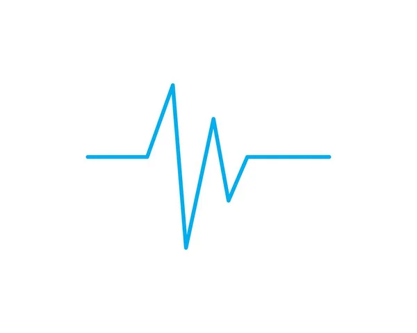 Heartbeat Cardiogram Icon — Stock Vector