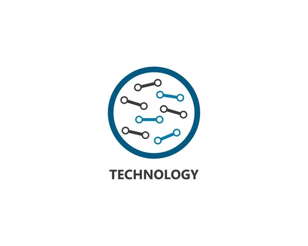 Vektor-Logo-Technologie — Stockvektor