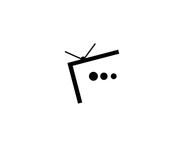 TV Logotypdesign — Stock vektor