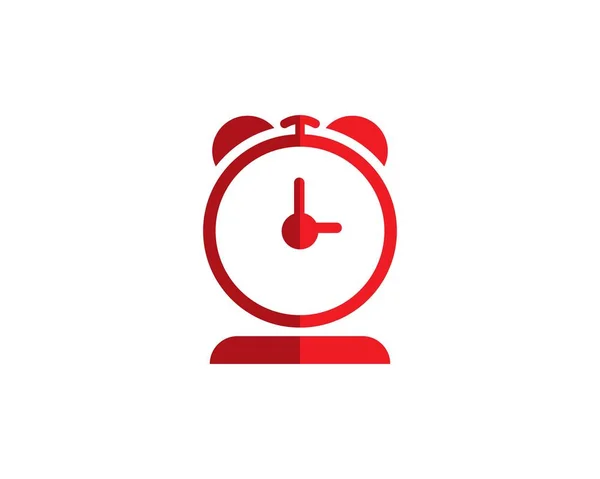 Tid klocka logo — Stock vektor