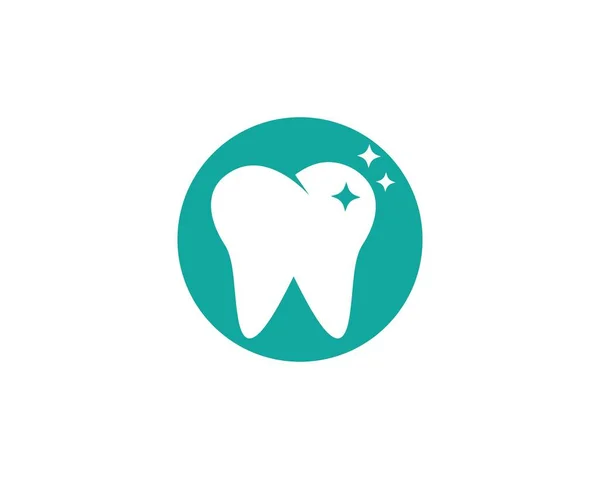 Zubní loga šablona — Stockový vektor