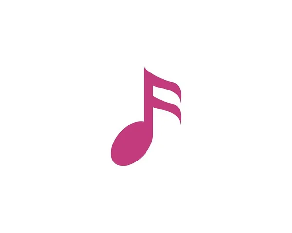 Nota musical Icono Vector — Vector de stock