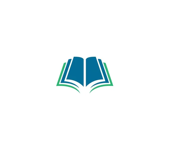Πρότυπο λογότυπο βιβλίο — Διανυσματικό Αρχείο