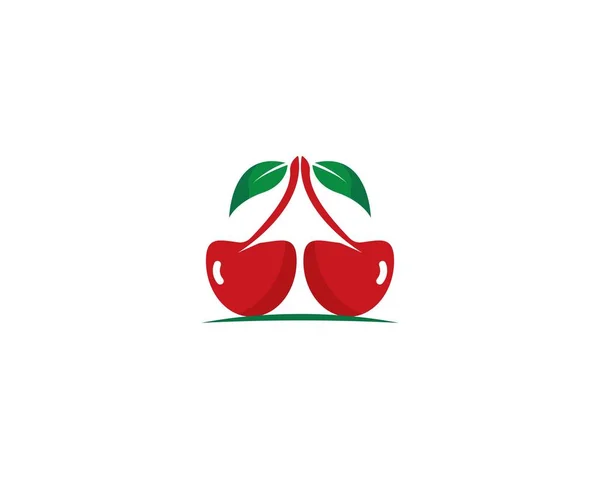 Cherry logotyp — Stock vektor