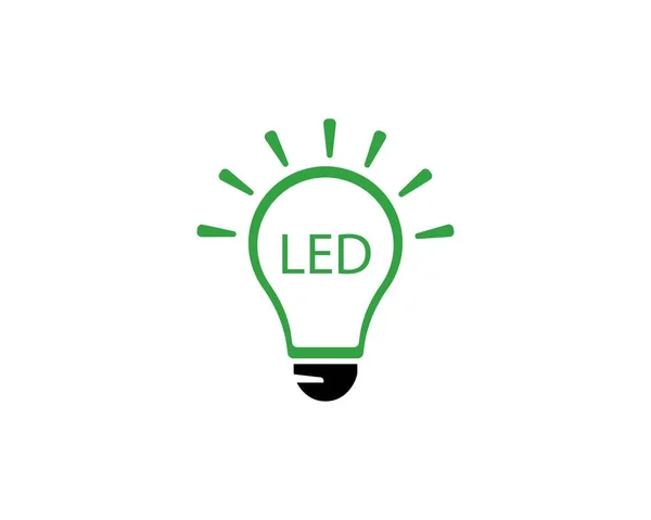 Modèle de logo d'ampoule — Image vectorielle