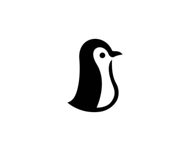 Penguen logo vektör 