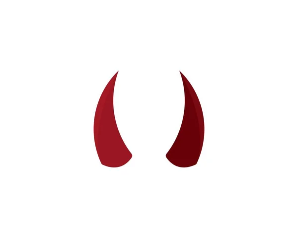 Diabo chifre logotipo —  Vetores de Stock