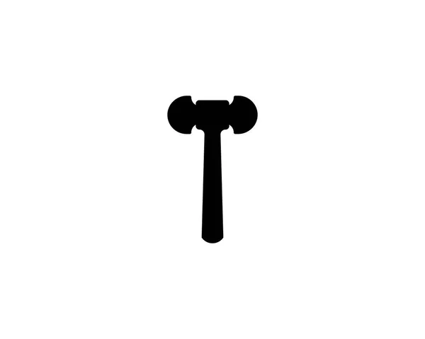 Vettore logo martello — Vettoriale Stock