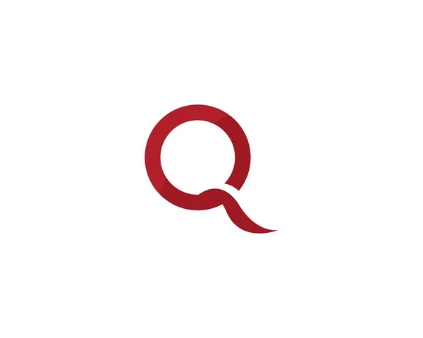 Q 文字ロゴ — ストックベクタ