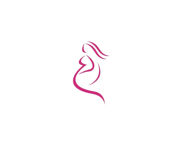 Logo für schwangere Frauen — Stockvektor