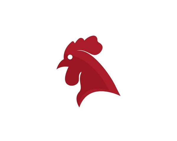 Rooster Logo șablon — Vector de stoc