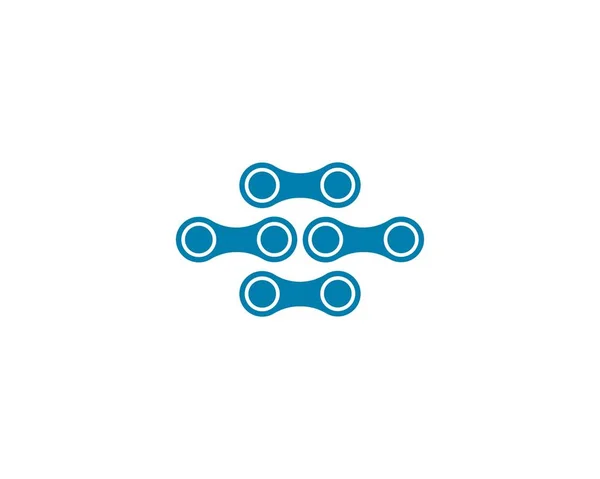 Ketting Logo sjabloon — Stockvector