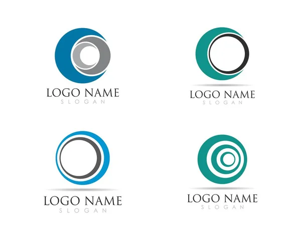 Modèle vectoriel de logo cercle — Image vectorielle