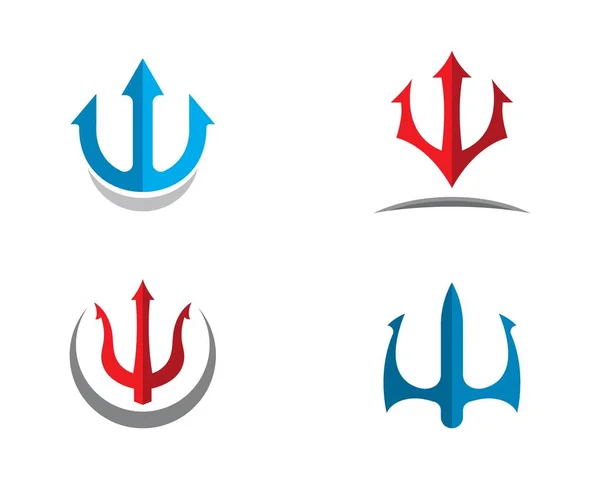 Η Trident λογότυπο πρότυπο — Διανυσματικό Αρχείο
