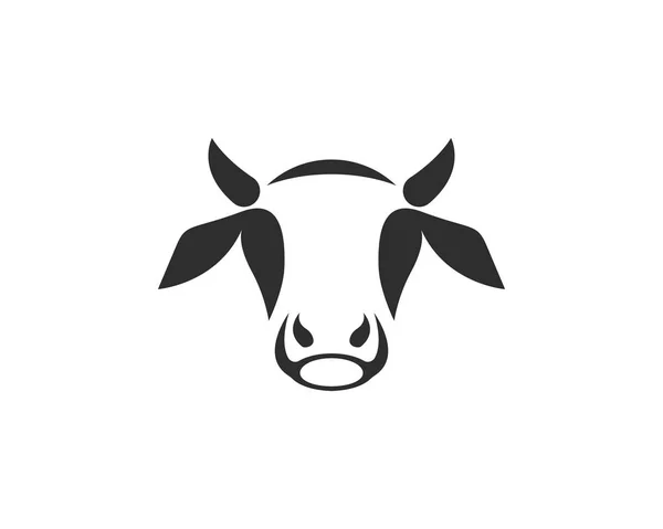Vector van koe ontwerp op witte achtergrond. — Stockvector