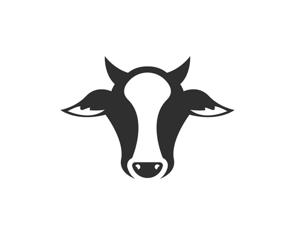 Vector de diseño de vaca sobre fondo blanco . — Archivo Imágenes Vectoriales