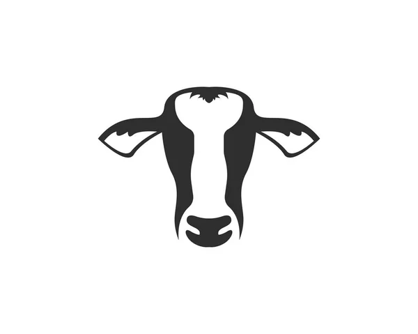 Vector de diseño de vaca sobre fondo blanco . — Archivo Imágenes Vectoriales