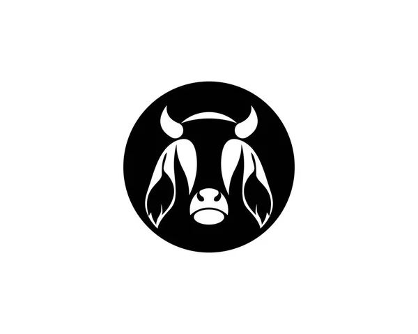 Vettore di disegno mucca su sfondo bianco . — Vettoriale Stock
