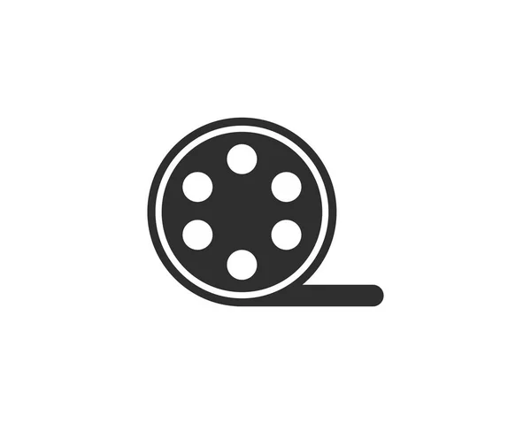 Film rulle logotyp — Stock vektor