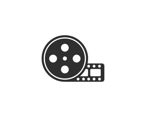 Logo rollo de película — Archivo Imágenes Vectoriales