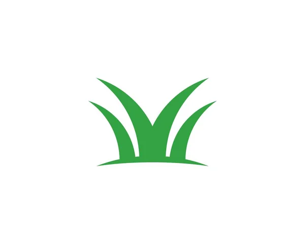 Logo šablona travní — Stockový vektor