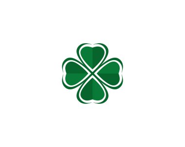 Yonca yaprağı Logo şablonu