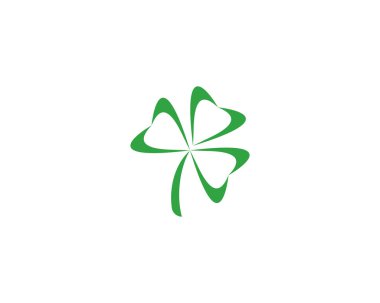 Yonca yaprağı Logo şablonu