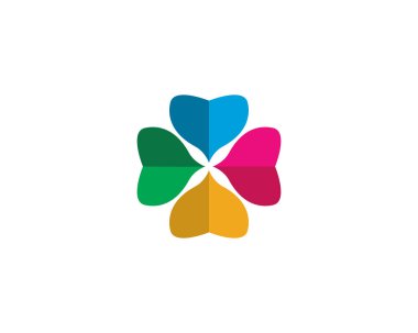 Yonca yaprağı Logo şablonu