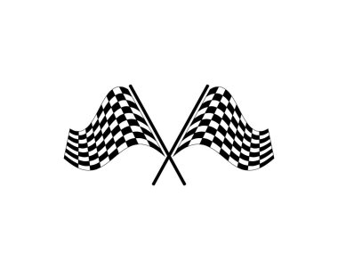 Yarış bayrak simgesi, basit tasarımı yarış bayrak logosu