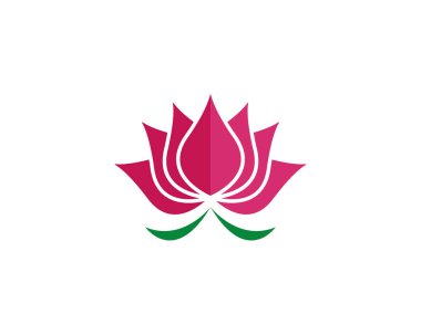 Güzellik Vektörü çiçek tasarımı logo şablonu simgesi