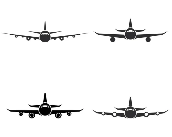 Illustration vectorielle d'icône d'avion — Image vectorielle