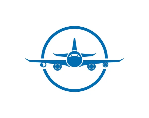 Flugzeug Symbol Vektor Illustration Design — Stockvektor