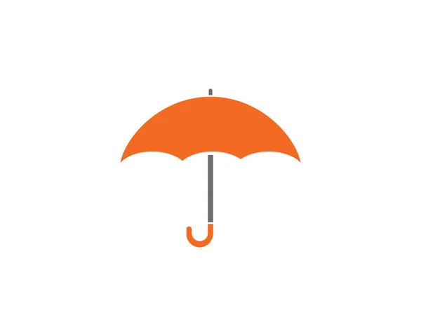 Umbrella logo template vector icon — Stock Vector