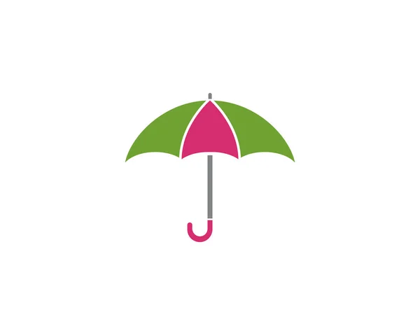 Umbrella logo template vector icon — Stock Vector