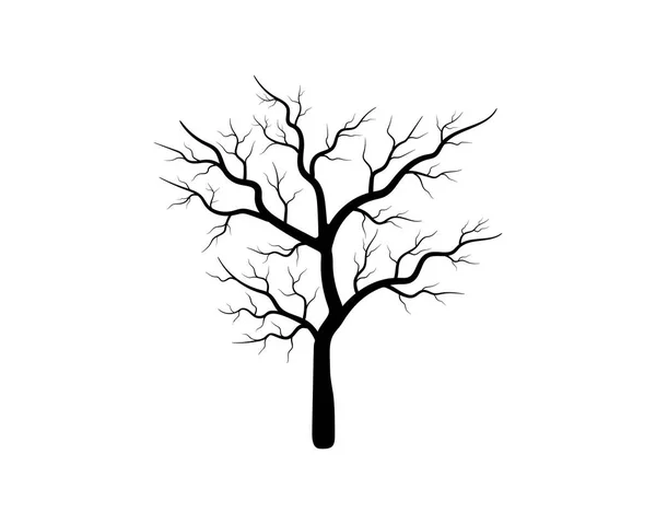 Modèle de logo icône arbre illustration vectorielle — Image vectorielle