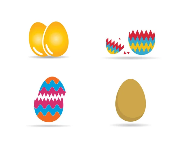 Логотип вектора иконки яйца — стоковый вектор