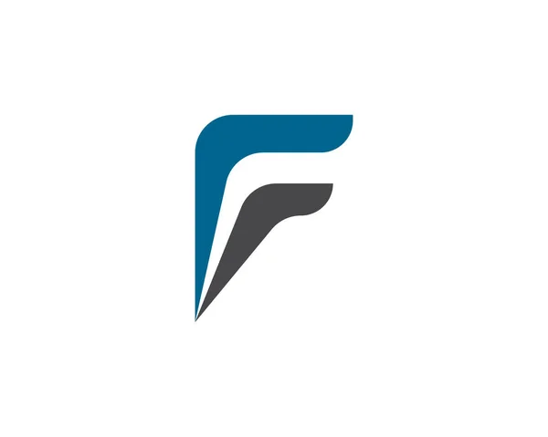 Modelo de design de ícone do logotipo da letra F —  Vetores de Stock
