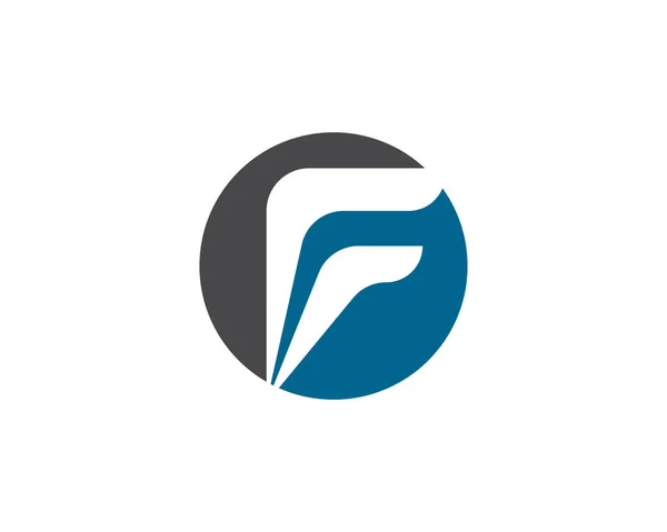 Lettre F logo icône modèle de conception — Image vectorielle