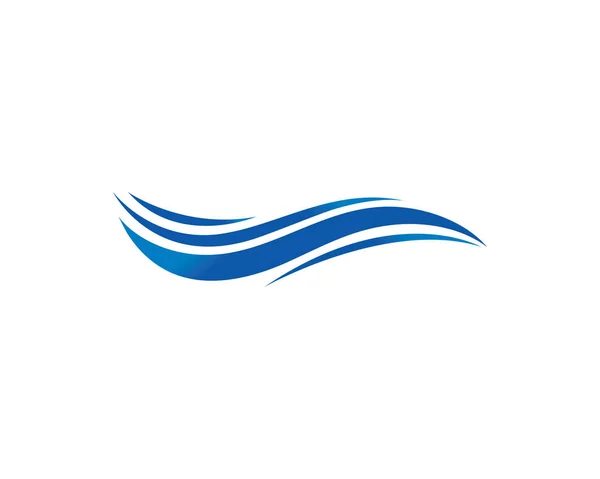 Символ і значок Водної Хвилі Логотип — стоковий вектор